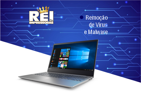 Rei das Impressoras Remoção de Vírus e Malware de Notbooks
