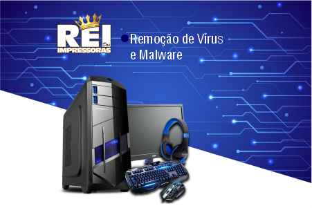 Rei das Impressoras Remoção de Vírus e Malware